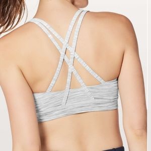 Lululemon Energy Bra Ombre Melange Space Dye EB White Multi